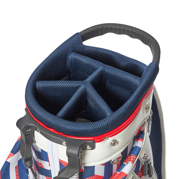 Ten-O-Four (1004) ヘキサゴン スタンドキャディバッグ レッド– 代官山 Ten-O-Four (1004) ヘキサゴン スタンドキャディバッグ レッド– 代官山