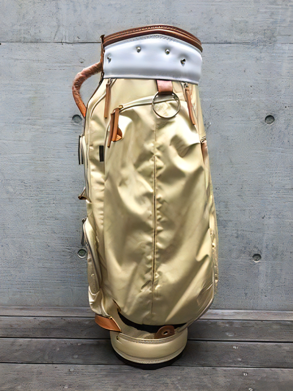 考英舎 ナイロンキャディバッグ ベージュ/ホワイト/キャメル– 代官山 考英舎 ナイロンキャディバッグ ベージュ/ホワイト/キャメル– 代官山